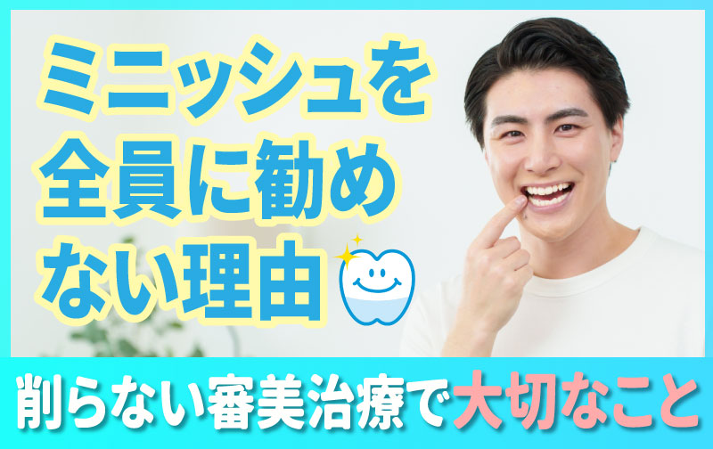ミニッシュを全員には勧めない理由